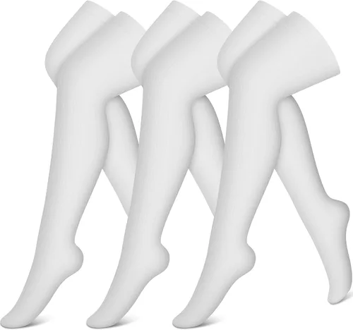 CHARMKING Calcetines de compresión (3 pares) calcetines de compresión hasta la rodilla para mujeres y hombres, medias para correr, ciclismo,