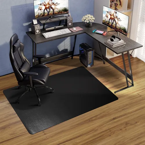Miniatura 8 de Tapete grande para silla de oficina para alfombra, 36" x 48" antideslizante impermeable para silla de escritorio para sillas con ruedas, protector