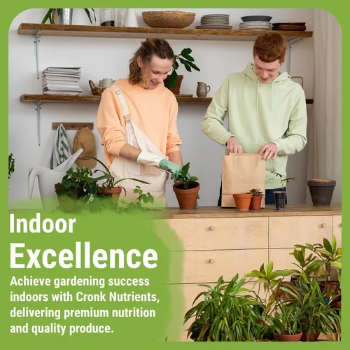 Miniatura 4 de Cronk Nutrients Kit de 3 partes – Alimento vegetal completo para plantas vegetativas y florecidas para hidroponía en interiores y exteriores, suelo