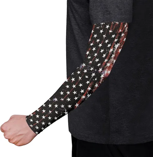 Miniatura 3 de CLOHOMIN Mangas para brazos, protección solar, mangas de compresión, cubierta de tatuaje para mujeres y hombres, manga deportiva atlética refrescante