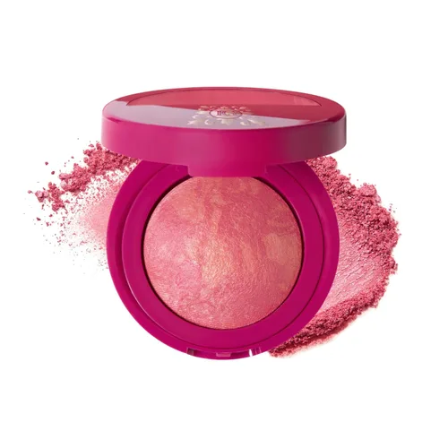 Miniatura 21 de LAURA GELLER NEW YORK Blush-n-Brighten - Rubor horneado marmoleado para mejillas - Tono Pink Grapefruit (pomelo rosado), acabado satinado - Color 05