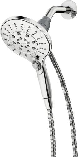 Miniatura 2 de Moen Engage 26112 - Cabezal de ducha de mano cromado Magnetix de seis funciones de 5.5 pulgadas de ancho con manguera y sistema de acoplamiento Cromo