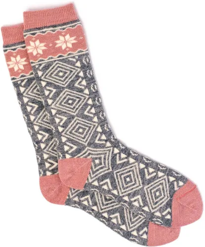 Miniatura 2 de WARRIOR ALPACA SOCKS - Calcetines gruesos de lana de alpaca para hombres y mujeres - Acogedores, suaves, cálidos e hipoalergénicos, 1 par
