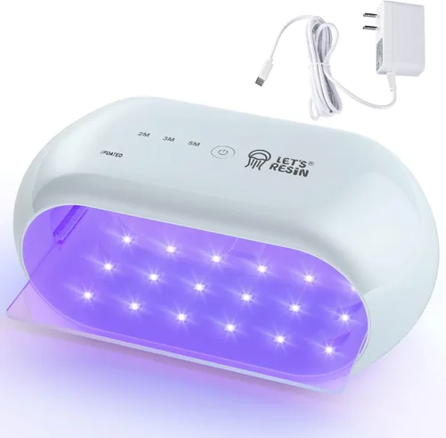 Miniatura 10 de LET'S RESIN Luz UV, Luz de Resina de Dos Caras con Tiempo de Configuración Más Largo (2m, 3m, 5m) con 36 Perlas LED, Lámpara UV de Tamaño Grande