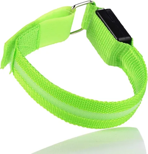 Miniatura 2 de Fashion&cool Banda LED de palmada, pulsera deportiva con luz recargable por USB, pulseras ajustables que brillan en la oscuridad para hombres