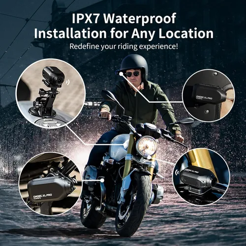 Miniatura 5 de DRIFT Ghost XL PRO Cámara de acción deportiva 4K deporte WiFi IPX7 impermeable portátil transmisión en vivo Vlog motocicleta casco cam XLPRO-4K