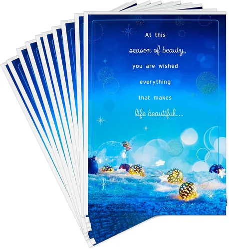 Miniatura 7 de Hallmark Tarjetas de Navidad religiosas, bendiciones de Navidad (10 tarjetas con sobres)