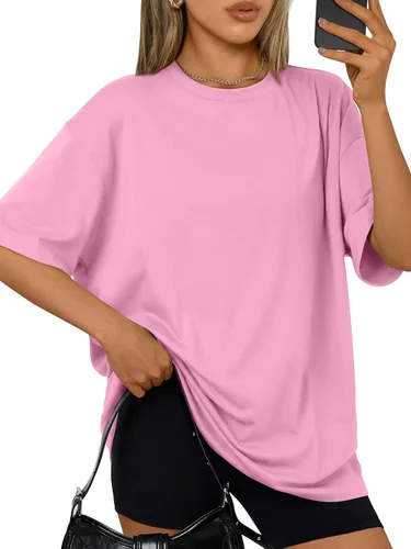 Miniatura 77 de Trendy Queen - Camisetas de entrenamiento de moda para mujer, camisetas atléticas de manga corta para verano y primavera, disponibles en tallas
