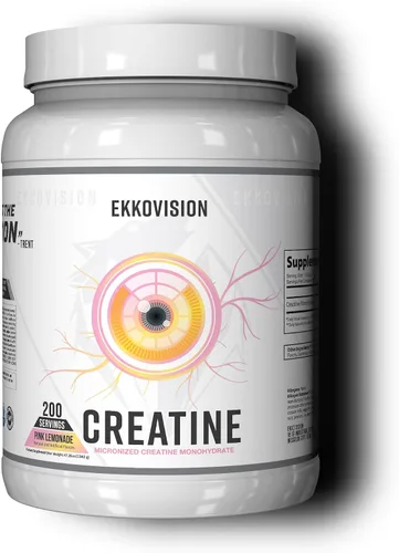 Miniatura 15 de Ekkovision Polvo de Monohidrato de Creatina Micronizado, Cereza Negra, Suplemento Pre Entrenamiento y Post Entrenamiento para Hombres y Mujeres