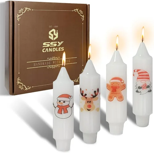 Miniatura 12 de Candelabros de Velas Cónicas Negras, Velas Cónicas Cortas de 5 pulgadas, Candelabros de Velas de Halloween Sin Goteo para Decoración de Navidad