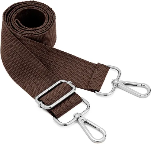 Miniatura 10 de Correa de Bolso de Hombro Ancha de Repuesto Ajustable Cinturón de Lona Bolso Cruzado Bolso de Mano