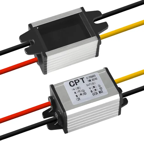 Miniatura 2 de Convertidor Buck de 12 V a 9 V 2 A, convertidor de potencia para automóvil, regulador de voltaje reductor de corriente CC, módulo de fuente