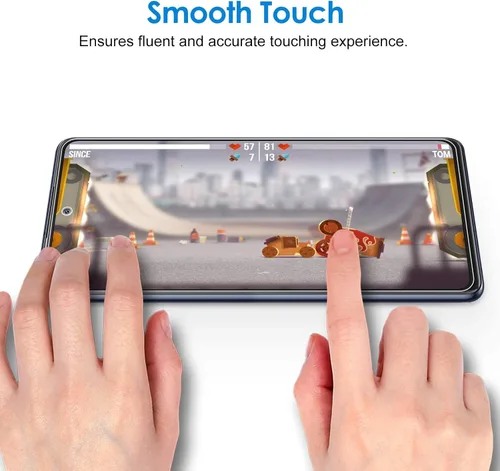 Miniatura 5 de JETech Protector de pantalla compatible con Samsung Galaxy S20 FE de 6.5 pulgadas, película de vidrio templado, paquete de 3