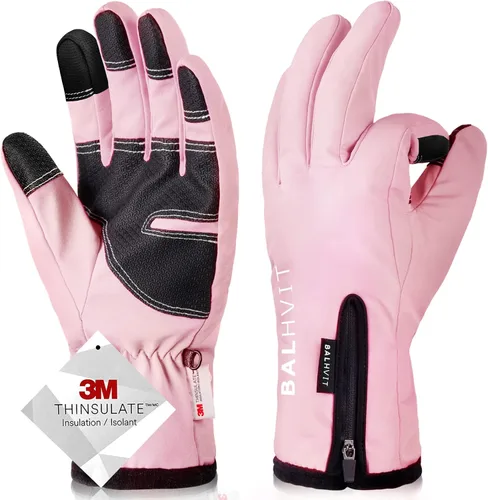 Miniatura 8 de Balhvit -10℉ Waterproof Winter Gloves for Men & Women, 5-Layer Ski & Snow Gloves for Cold Weather, Breathable Warm Gloves with Touch Screen Fingers