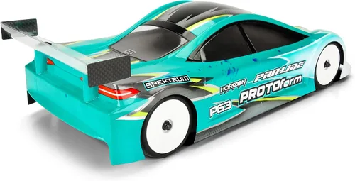 Miniatura 7 de Pro-line Racing PROTOform 1/10 P63 X-Lite 0.016 in Cuerpo transparente para 7.480 in TC PRM158015 Carrocerías de coche/camión Alas y calcomanías
