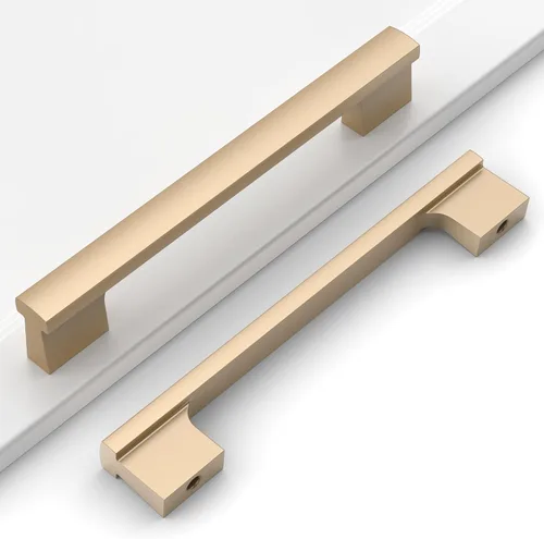 Miniatura 27 de Paquete de 12 tiradores para gabinete de 4 pulgadas (102mm) de níquel satinado cepillado, accesorios para gabinetes de cocina, cajones, cómodas