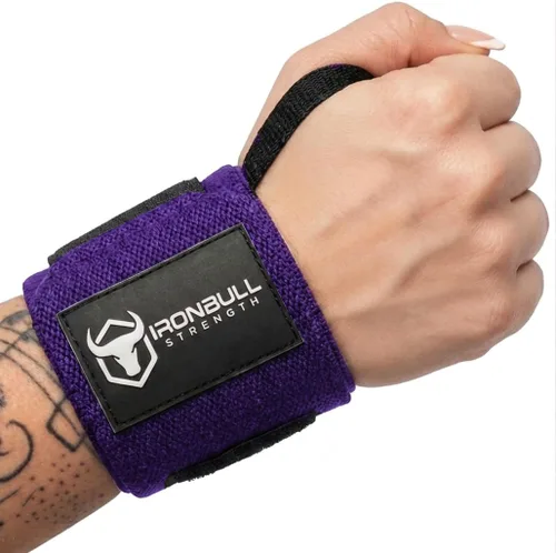 Miniatura 6 de Muñequeras para levantamiento de pesas (aprobadas por USPA e IPL) - Correas de muñeca de calidad premium de 18 pulgadas para levantamiento de pesas
