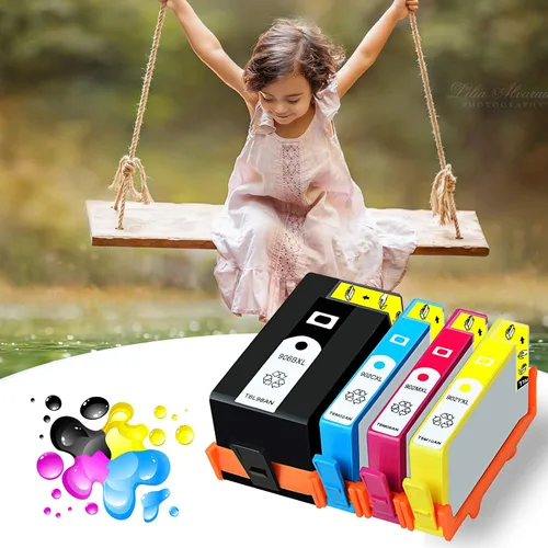 Miniatura 5 de Cartucho de tinta remanufacturado de alto rendimiento 902XL 906XL 906XL 906 XL Paquete combinado compatible con HP OfficeJet Pro 6960 6968 6970 6974