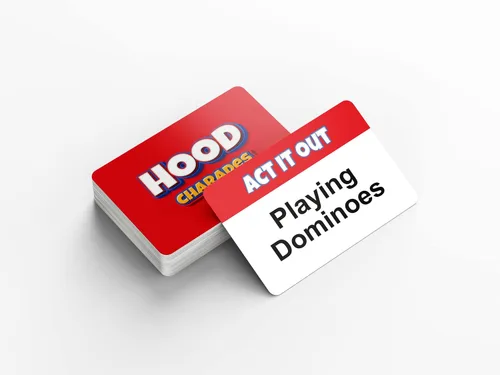 Miniatura 8 de Black Owned Da rienda suelta a las divertidas charadas de Hood & Paquete de pase de gueto: Los mejores juegos de trivia urbana para personas negras