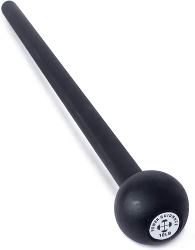 Miniatura 9 de POWER GUIDANCE Steel Mace Macebell - Entrenamiento de hierro fundido para entrenamiento de cuerpo completo, hombro, fuerza central, músculos, 07lb