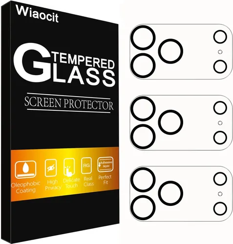 Miniatura 10 de Wiaocit 3 Pack Tempered Glass Screen Protector for iPhone 13 Pro with 3 Pack Camera Lens Protector, 9H Hardness, Bubble Free, Case Friendly