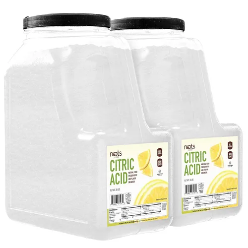 Miniatura 9 de Roots Circle Ácido Cítrico Totalmente Natural 1 Paquete - 1.87 Libras Kosher para Pascua Judía Potenciador del Sabor de Grado Alimenticio