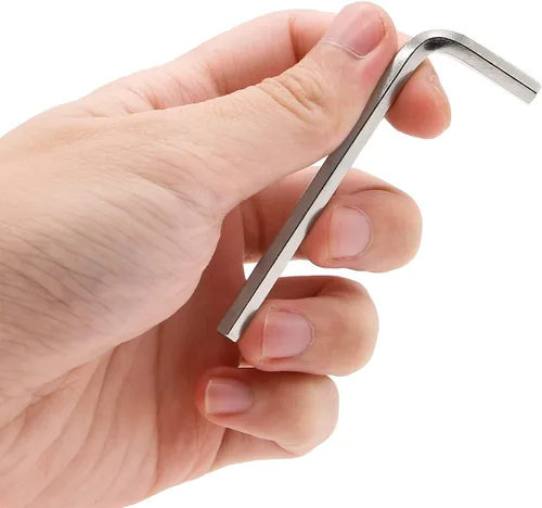 Miniatura 6 de Piutouyar Llave hexagonal de 0.236 pulgadas, llave Allen en forma de L, llave hexagonal pequeña para reparación de bicicletas y muebles (10 piezas)