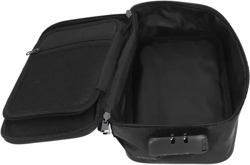 Miniatura 4 de Bolsa de archivo, bolsa de almacenamiento segura para certificado ignífugo con cerradura para senderismo para viajes para tarjeta para dinero
