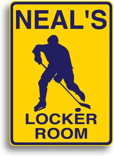Miniatura 6 de Letrero de hockey - Personalizado con tu nombre