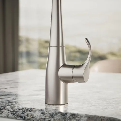 Miniatura 5 de KOHLER K-22034-VS Simplice(R) - Grifo para fregadero de barra, acero inoxidable vibrante Vibrant Stainless