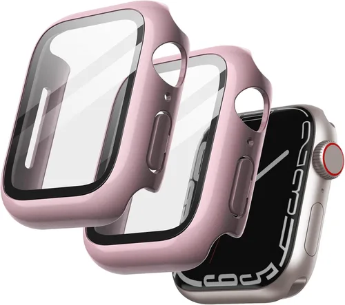 Miniatura 29 de JETech Funda con protector de pantalla para Apple Watch SE 3/2/1 (2025/2022/2020)/Series 6 5 4 de 1.575 pulgadas, cubierta protectora total, Negro