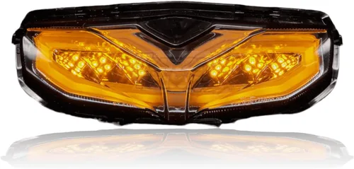 Miniatura 4 de MT-09 PARA Yamaha Luz TRASERA 2021 2022 2023 humo MT-10 2022 2023 2024 homologado e-homologado R+L Turns