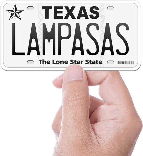 Miniatura 27 de Calcomanía para placa de matrícula de Texas, elige entre más de 50 ciudades de TX, calcomanía para parachoques de Texas para automóvil, calcomanías