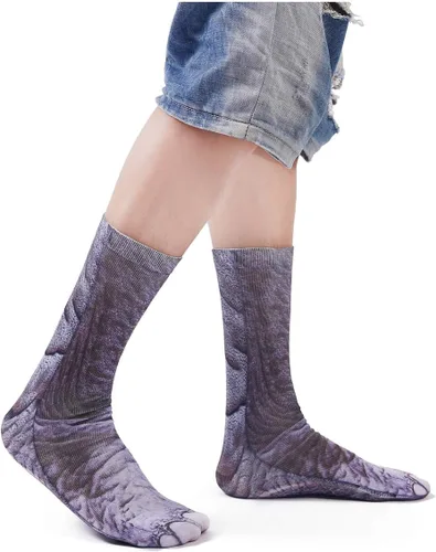 Miniatura 6 de Valentines Gifts for Him Her Men Women Crazy Novelty 3D Funny Animal Paw Socks Crazy Cat Dog Paw Socks