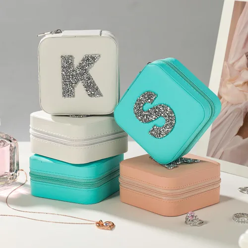 Miniatura 2 de Regalos personalizados para mujeres, joyero de viaje pequeño, organizador de joyería, regalo de cumpleaños personalizado, para mujeres