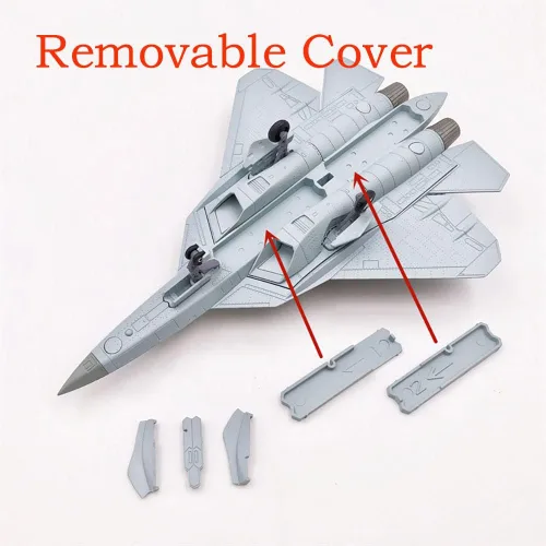 Miniatura 5 de Sukhoi Su-57 1/100 Modelo de avión fundido a troquel