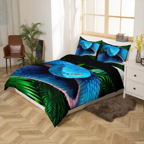 Miniatura 3 de Erosebridal Juego de ropa de cama de faro, tamaño individual, funda de edredón náutica de gaviota, funda de edredón con estampado de paisaje marino