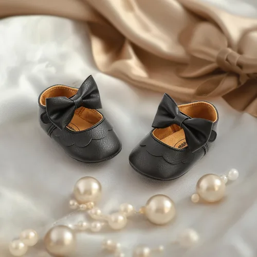 Miniatura 3 de CENCIRILY Zapatos planos Mary Jane para bebés y niñas, antideslizantes, suela suave, para antes de caminar, zapatos de vestir de boda