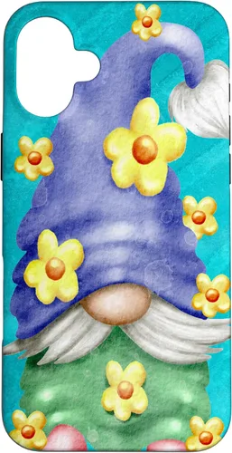 Miniatura 23 de Floral Spring Gnome for Garden Mom and Summer Cute Flower Case for iPhone 17