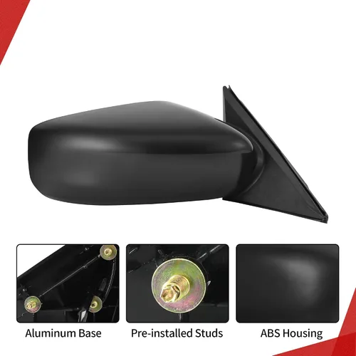 Miniatura 7 de YITAMOTOR Espejo lateral derecho del pasajero, espejo para puerta, compatible con Altima 2014, 2015, 2016, 2017, 2018, Altima 2013 (solo Sedán)