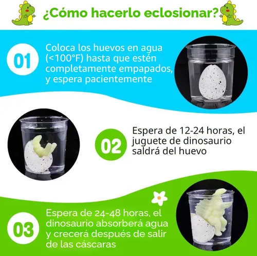 Miniatura 7 de 60 huevos pequeños de dinosaurio para incubación de dinosaurios, regalos de fiesta de cumpleaños, regalos de graduación, bolsas de golosinas