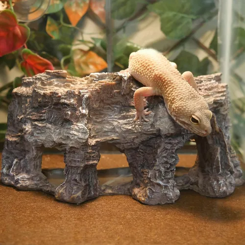 Miniatura 3 de Penn-Plax Grotto Natural Cliff Rock-Scape - Decoración de terrario y acuario para reptiles, anfibios, peces y otros animales pequeños