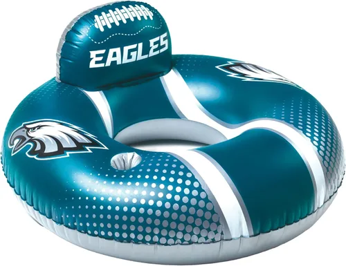 BigMouth 42” Inflatable Pool Floats Officially Licensed NFL Fan Gear Merchandise Back Support Inner Tube for Adults and Teens