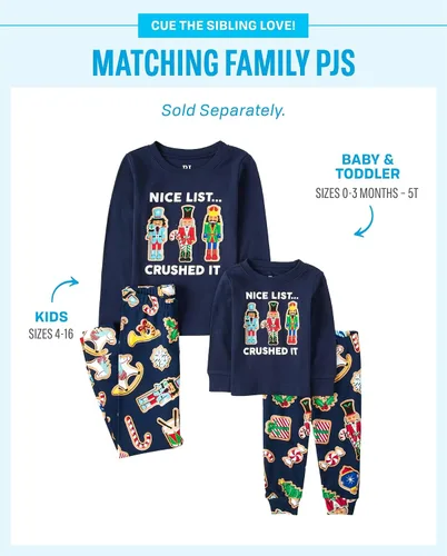 Miniatura 2 de The Children's Place Pijama de Navidad para bebé, algodón