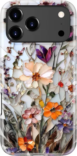 Miniatura 135 de LUHOURI Funda para iPhone 12 Mini, compatible con carga inalámbrica, doble capa, interior de silicona suave + carcasa exterior dura, bonito diseño