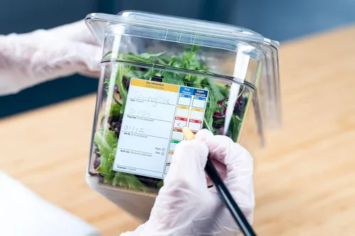 Miniatura 9 de Carlisle FoodService Products Storplus Permalabel - Recipiente de almacenamiento de alimentos con etiqueta integrada para cocina y restaurante