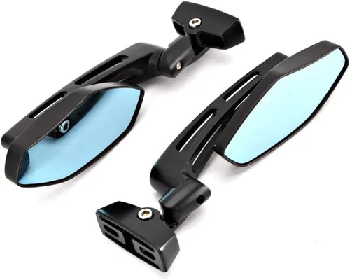 Miniatura 4 de INNOGLOW Espejos de la motocicleta, Negro Racing Retrovisor Espejos CNC de Aluminio Antideslumbrante Espejo Lateral para H-onda CBR 600 F3 F4i