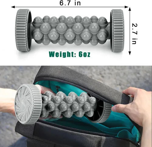 Miniatura 6 de ZanLLW Masajeador de pies para alivio de la fascitis plantar, masajeador manual de pies de tejido profundo para circulación, alivio del dolor
