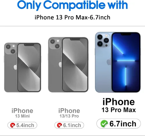 Miniatura 2 de Ambison [Paquete de 2] Protector de pantalla de vidrio mate compatible con iPhone 13 Pro Max 6.7 pulgadas [Sin burbujas] [Alta definición]