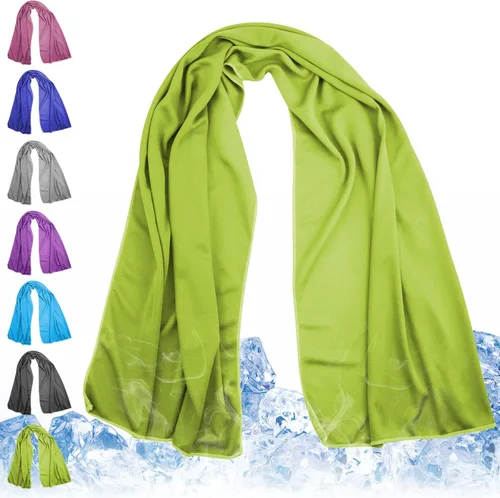 Miniatura 11 de Toallas de enfriamiento de 43.3 x 15.7 pulgadas, toalla de hielo, toalla de sudor, toallas de enfriamiento para cuello y cara, envolturas